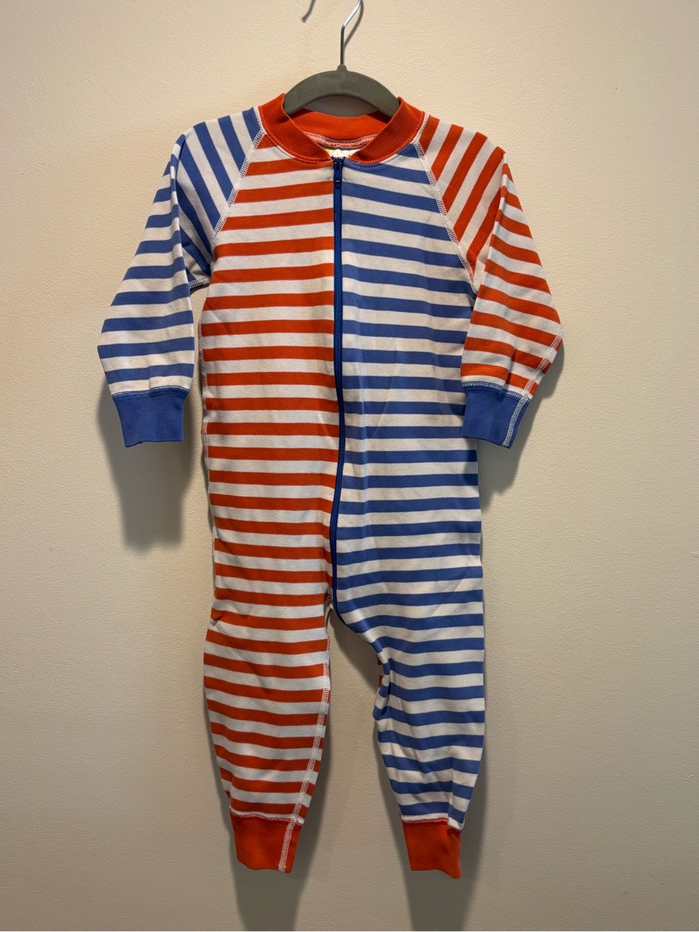 Hanna Andersson Striped Zip One-Piece